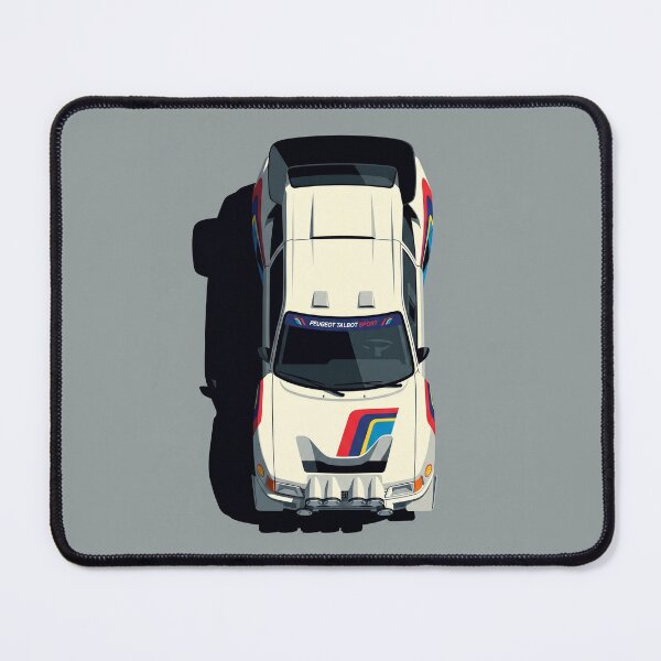 Item preview, Peugeot 205 T16 Group B Rally Top View Vector Illustration designed and sold by Motorline44.