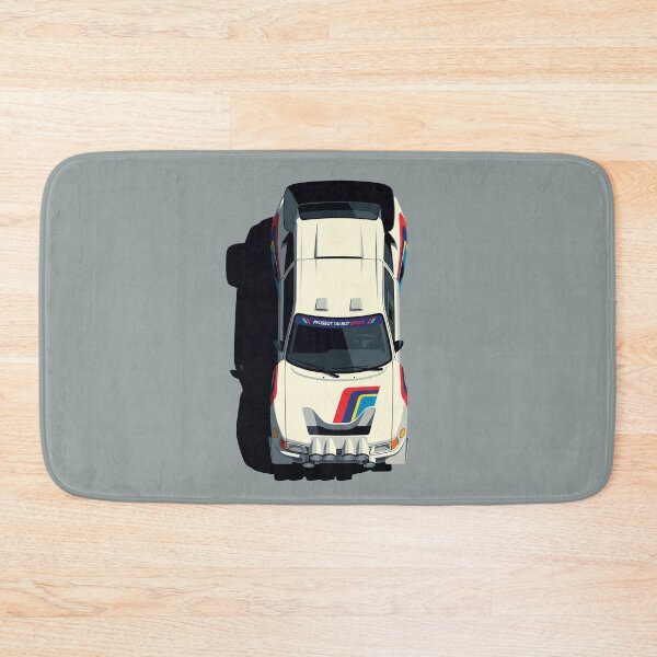 Item preview, Peugeot 205 T16 Group B Rally Top View Vector Illustration designed and sold by Motorline44.