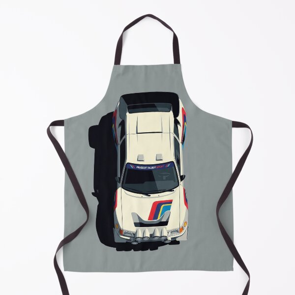 Item preview, Peugeot 205 T16 Group B Rally Top View Vector Illustration designed and sold by Motorline44.