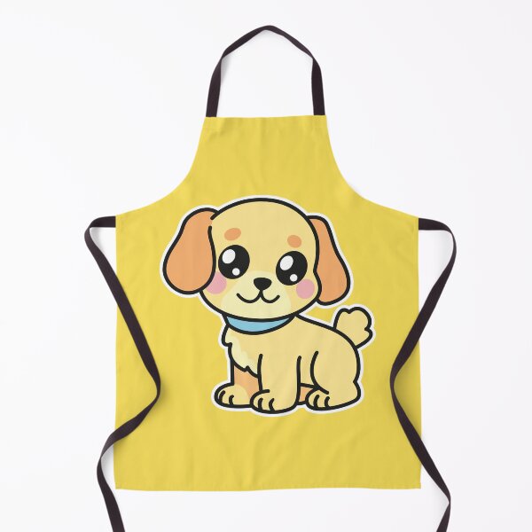 Item preview, Yellow Kawaii Puppy – Cute Cartoon Dog Design designed and sold by MerlinWear.