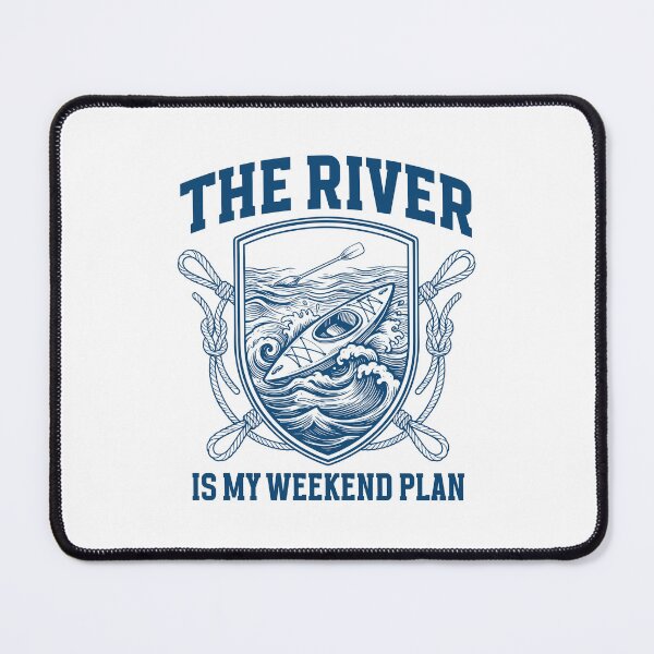 Item preview, Funny Kayaking The river is my weekend plan designed and sold by gunaone-design.