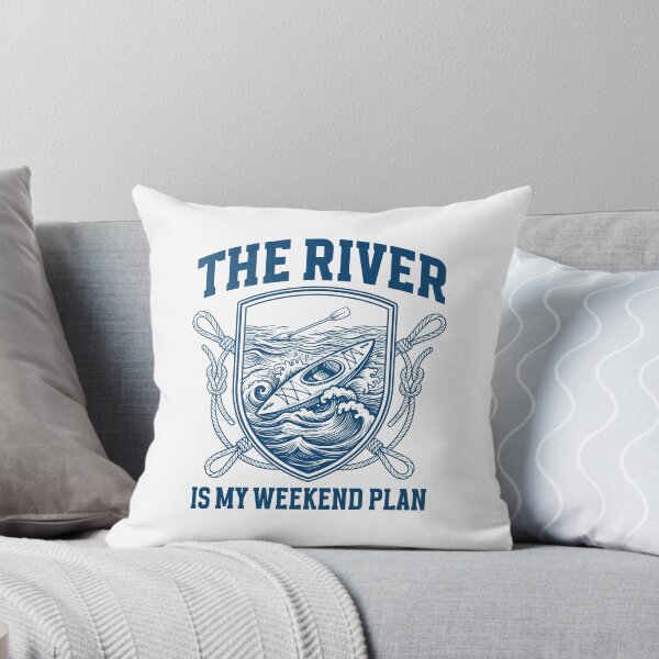 Item preview, Funny Kayaking The river is my weekend plan designed and sold by gunaone-design.