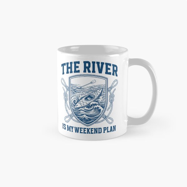 Item preview, Funny Kayaking The river is my weekend plan designed and sold by gunaone-design.