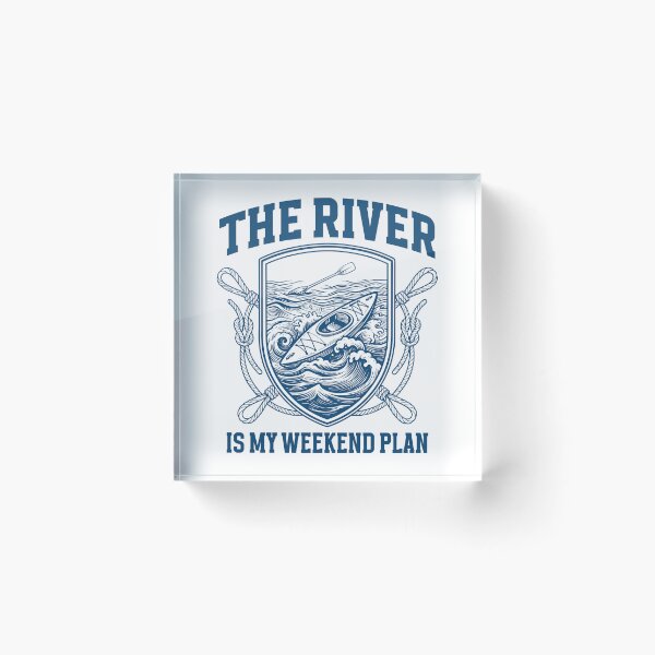 Item preview, Funny Kayaking The river is my weekend plan designed and sold by gunaone-design.