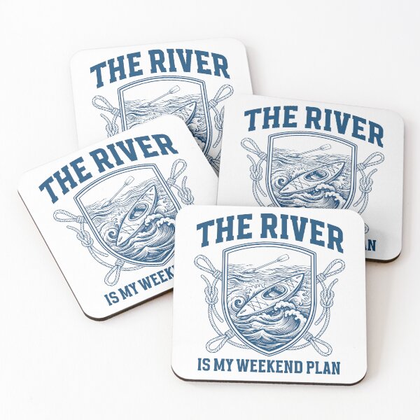 Item preview, Funny Kayaking The river is my weekend plan designed and sold by gunaone-design.