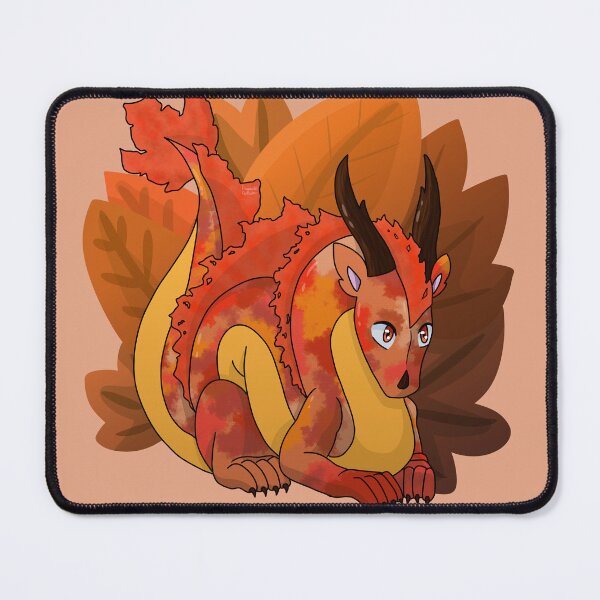 Item preview, Autumn Dragon with Leaves designed and sold by The Indigo Dragon.