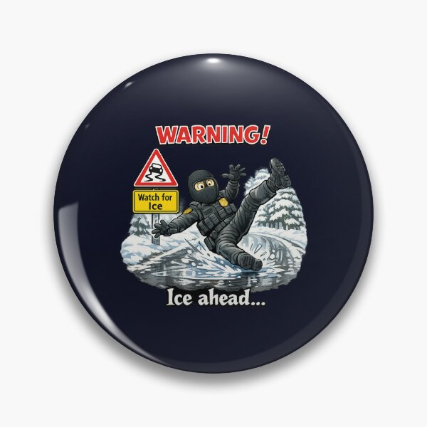 Item preview, Ice ahead warning designed and sold by LaffinLair.