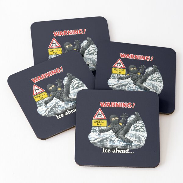 Item preview, Ice ahead warning designed and sold by LaffinLair.