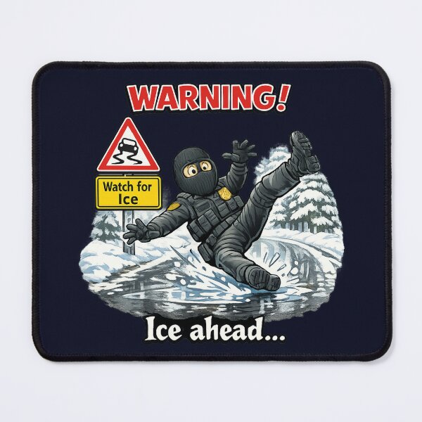 Item preview, Ice ahead warning designed and sold by LaffinLair.