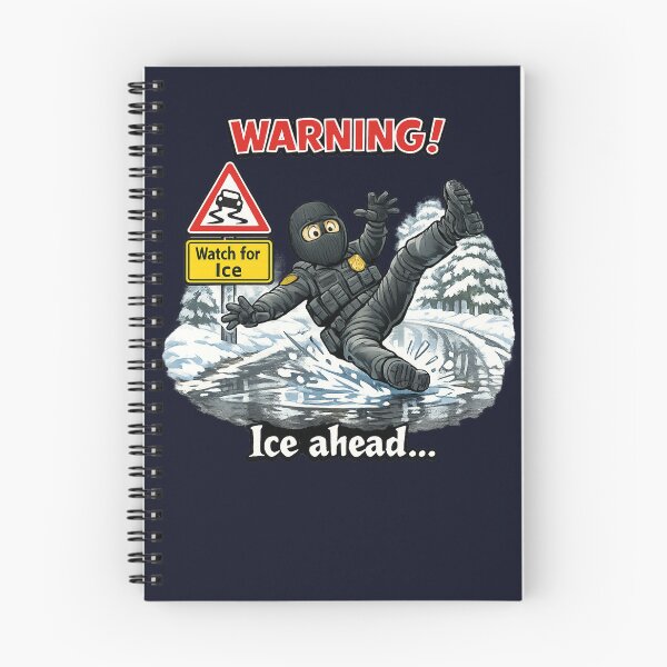 Item preview, Ice ahead warning designed and sold by LaffinLair.
