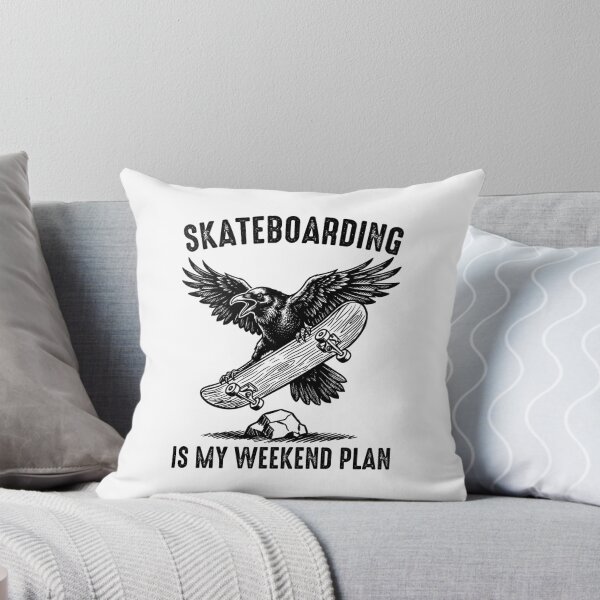 Item preview, Skateboarding is my weekend plan designed and sold by gunaone-design.