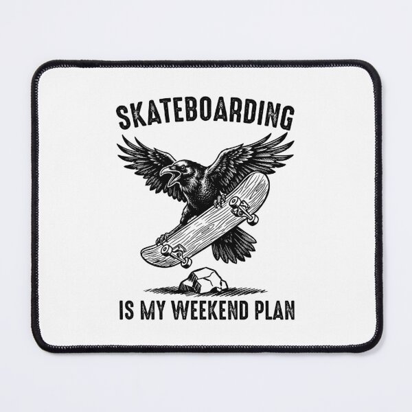 Item preview, Skateboarding is my weekend plan designed and sold by gunaone-design.