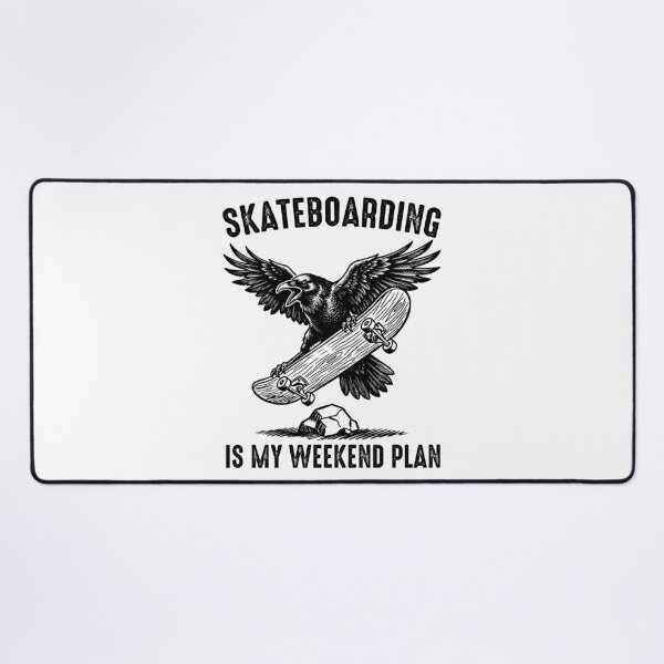 Item preview, Skateboarding is my weekend plan designed and sold by gunaone-design.