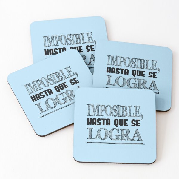 Item preview, Imposible Hasta Que Se Logra – Frase Motivacional de Superación | Diseño Inspirador designed and sold by rubenarocho.