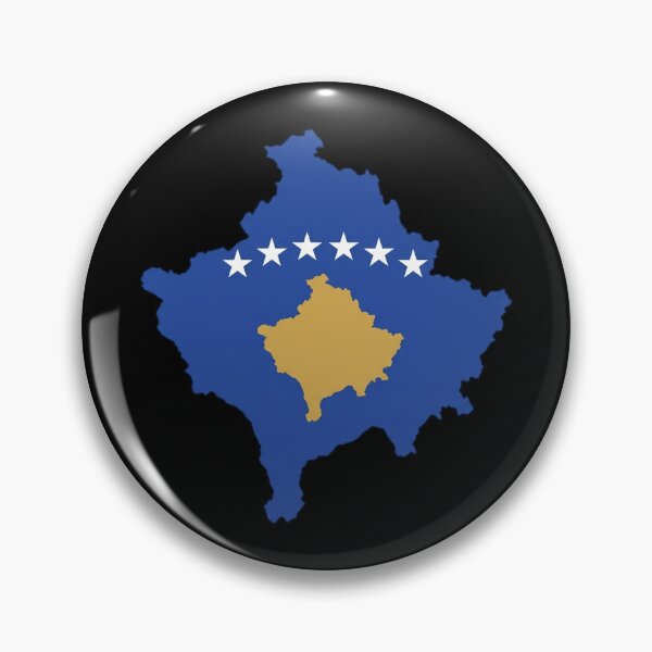 Item preview, Minimalist Kosovo Flag Map Outline Graphic designed and sold by DuckOddity.