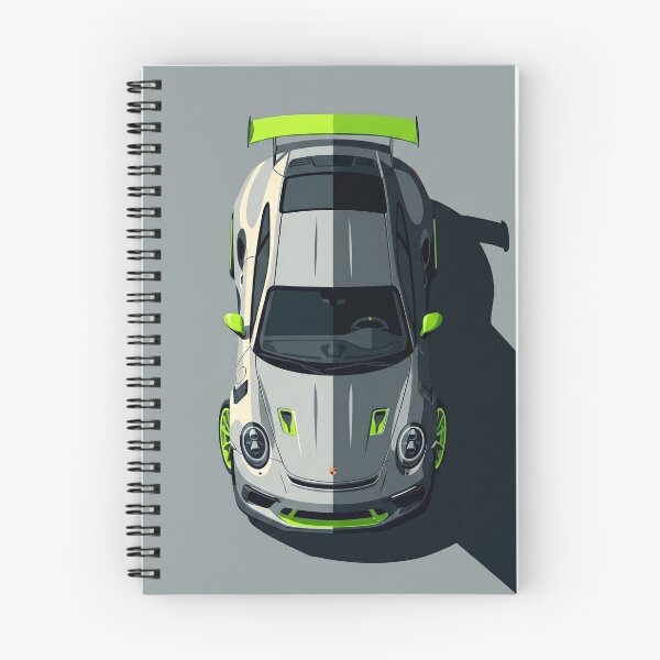 Artikelvorschau, Porsche 911 GT3 RS 992 Weissach Draufsicht-Vektor-Illustration entworfen und verkauft von Motorline44.