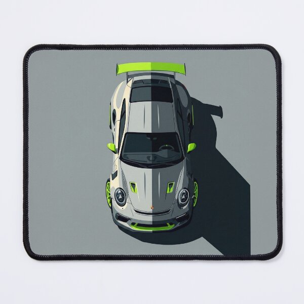 Item preview, Porsche 911 GT3 RS 992 Weissach Top View Vector Illustration designed and sold by Motorline44.