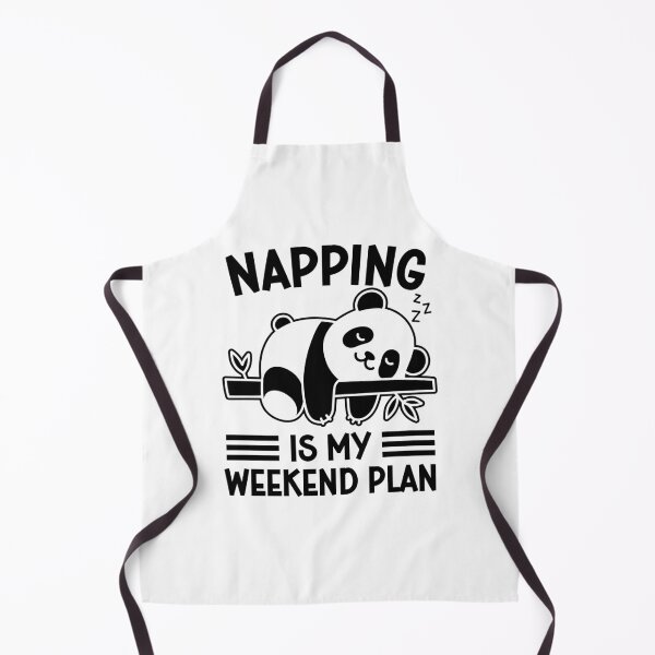 Item preview, Napping is my weekend plan funny lazy panda bear weekend comfy nap lover , relaxing chill day , sleep in designed and sold by gunaone-design.
