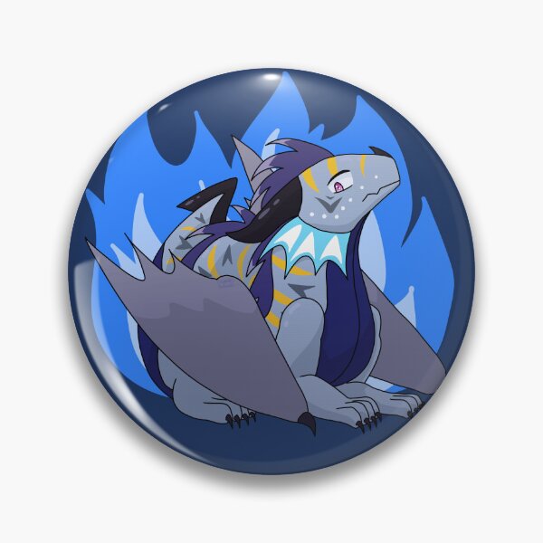 Item preview, Blue Fire Dragon with Flames designed and sold by The Indigo Dragon.