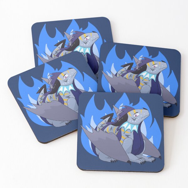 Item preview, Blue Fire Dragon with Flames designed and sold by The Indigo Dragon.