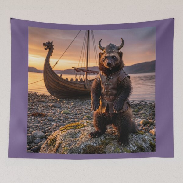 Item preview, Wolverine Viking Lays the Smack Down designed and sold by Tridentulus.