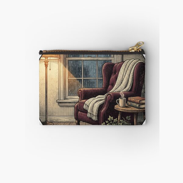 Item preview, Cozy Reading Nook Rainy Window Book Lover Gift designed and sold by FoxglovePress.