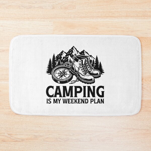 Item preview, Camping is my weekend plan , outdoor adventure , mountain lover gift, nature Lover designed and sold by gunaone-design.