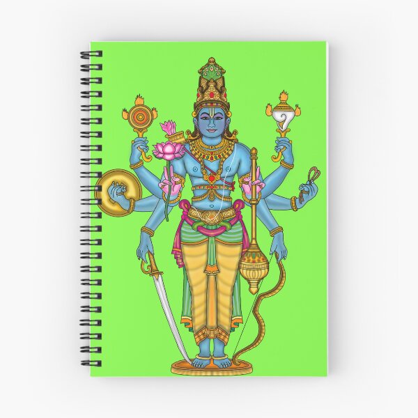 Aperçu de l'œuvre Illustration numérique de Vishnu | Dieu hindou divin créée et vendue par Harshit_Digital_Arts.