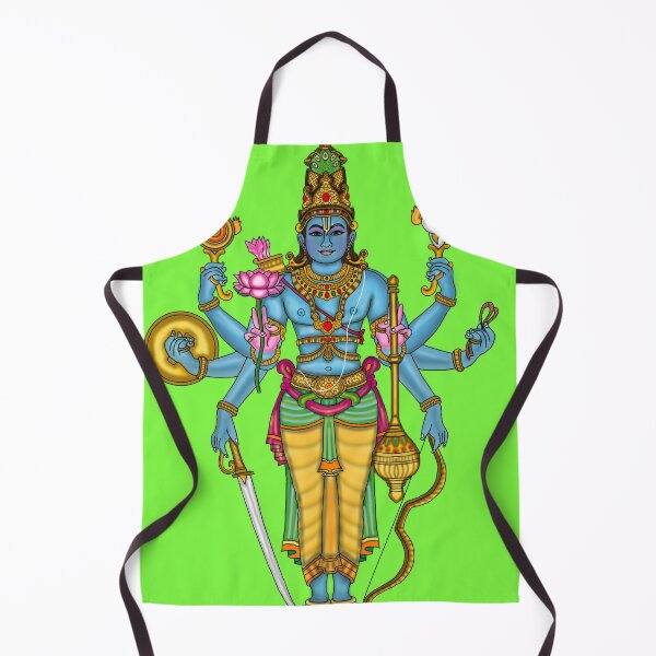 Item preview, Lord Vishnu Artwork | Divine Hindu God Digital Illustration designed and sold by Harshit_Digital_Arts.