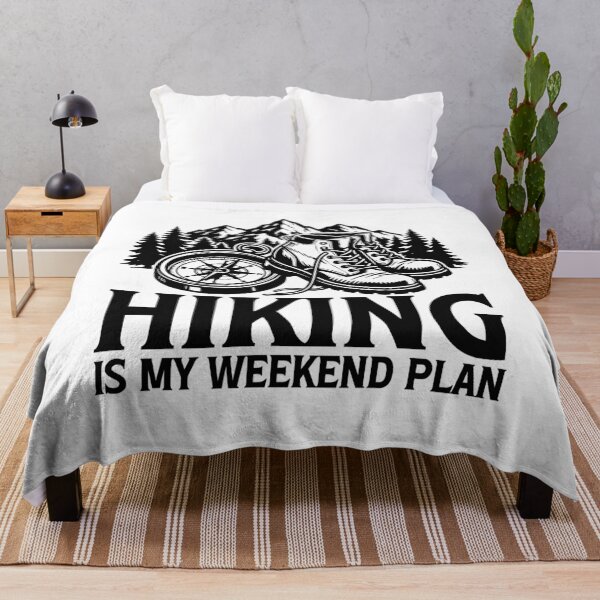 Item preview, Hiking is my weekend plan , outdoor adventure , mountain lover gift, nature Lover designed and sold by gunaone-design.