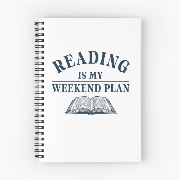 Item preview, Reading is my weekend plan Book Lover, Cozy Reading, Introvert Weekend Plan, Bookworm Gift, Literary designed and sold by gunaone-design.