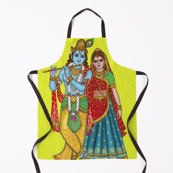 Item preview, Radha Krishna Artwork | Divine Hindu Spiritual Digital Painting designed and sold by Harshit_Digital_Arts.