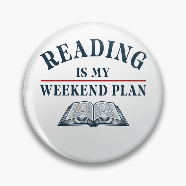 Item preview, Reading is my weekend plan Book Lover, Cozy Reading, Introvert Weekend Plan, Bookworm Gift, Literary designed and sold by gunaone-design.