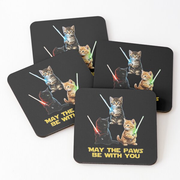 Item preview, May The Paws Be With You Funny Kittens Space Laser Sword Parody  designed and sold by Virtuoussignal.