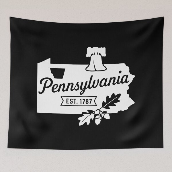 Item preview, Pennsylvania State Pride | Liberty Bell & Acorn Script designed and sold by Sunflo67.