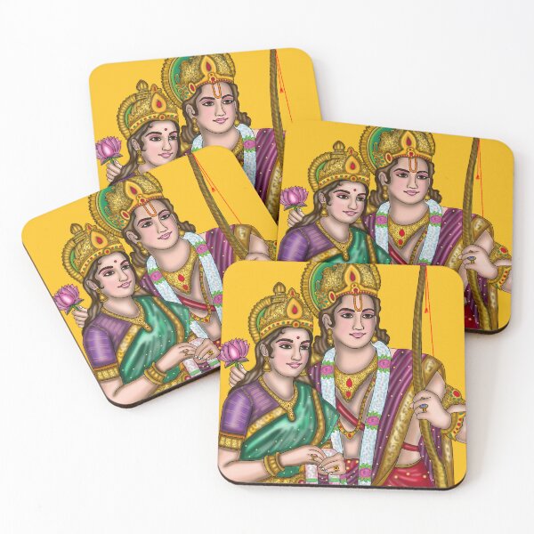 Item preview, Sita Ram Digital Artwork | Divine Hindu Spiritual Illustration designed and sold by Harshit_Digital_Arts.