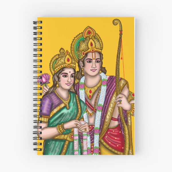 Item preview, Sita Ram Digital Artwork | Divine Hindu Spiritual Illustration designed and sold by Harshit_Digital_Arts.