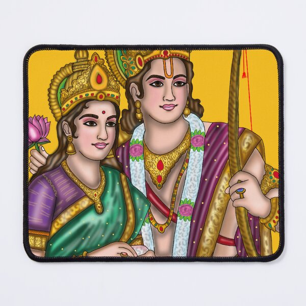 Item preview, Sita Ram Digital Artwork | Divine Hindu Spiritual Illustration designed and sold by Harshit_Digital_Arts.