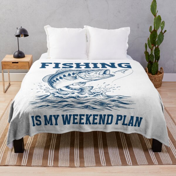 Item preview, Fishing is my weekend plan Funny Fishing Lover designed and sold by gunaone-design.