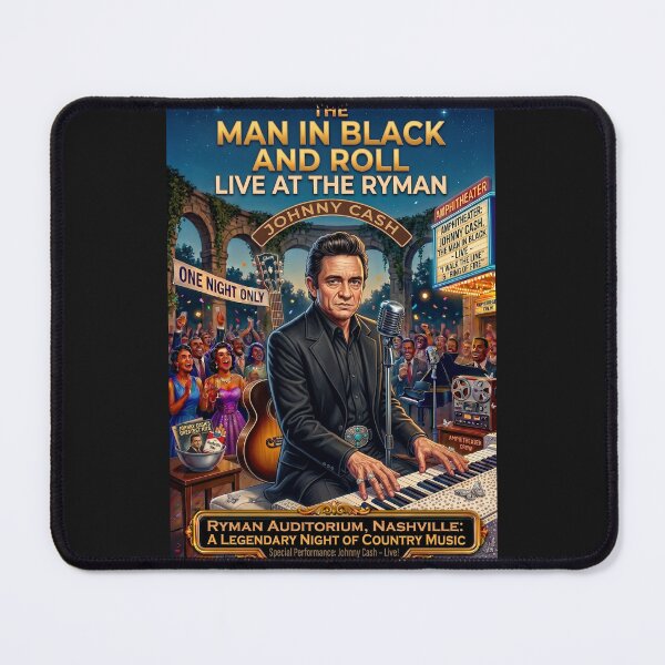 Item preview, JOHNNY CASH - Man In Black - Live at the Ryman Vintage Country Music designed and sold by DBM Photo Art 1.
