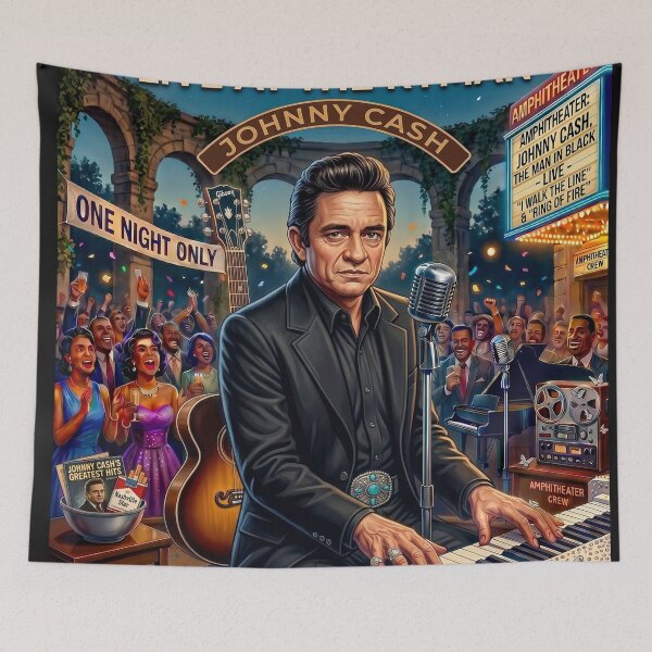 Item preview, JOHNNY CASH - Man In Black - Live at the Ryman Vintage Country Music designed and sold by DBM Photo Art 1.