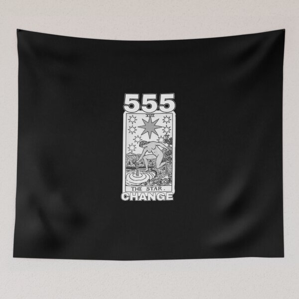 Item preview, 555 Angel Numbers The Star Tarot Card designed and sold by PopBubbleShop.