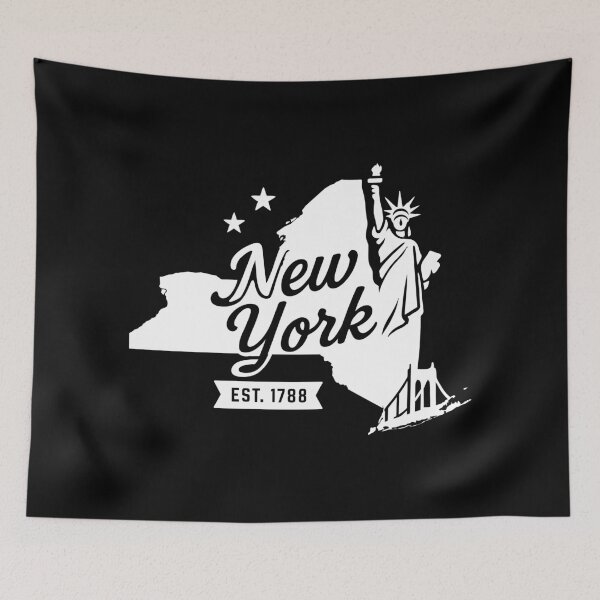 Item preview, New York State Pride | Statue of Liberty Brooklyn Bridge designed and sold by Sunflo67.
