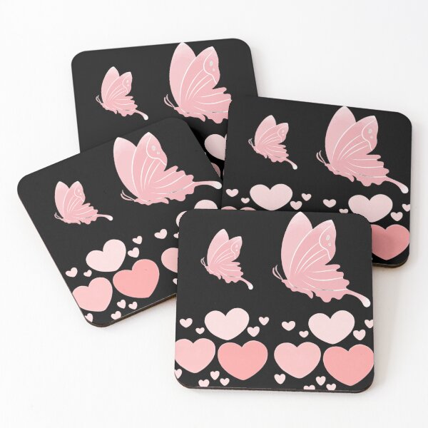 Item preview, Soft Pink Aesthetic Butterfly Pattern | Dreamy Flutter Art designed and sold by Rawafi Art Studio.
