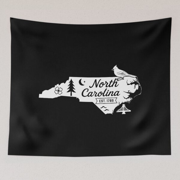 Item preview, North Carolina State Pride | Cardinal Dogwood & Bridge designed and sold by Sunflo67.