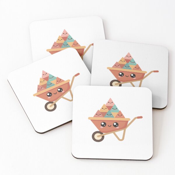 Item preview, Cute Cartoon Wheelbarrow and Happy Hills designed and sold by AbanoubStore.