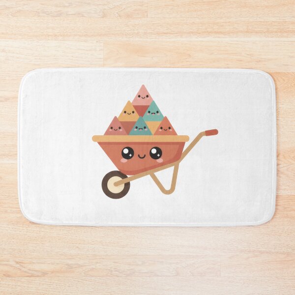 Item preview, Cute Cartoon Wheelbarrow and Happy Hills designed and sold by AbanoubStore.