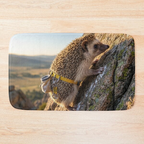 Item preview, Hedgehog Is Keen Rock Climber designed and sold by Tridentulus.