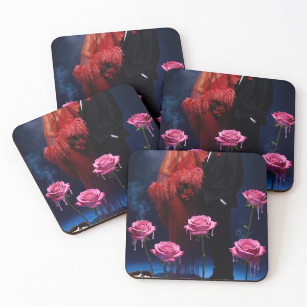 Item preview, Surreal Rihanna & A$AP Rocky Melting Pink Collage designed and sold by y2kponyclub.