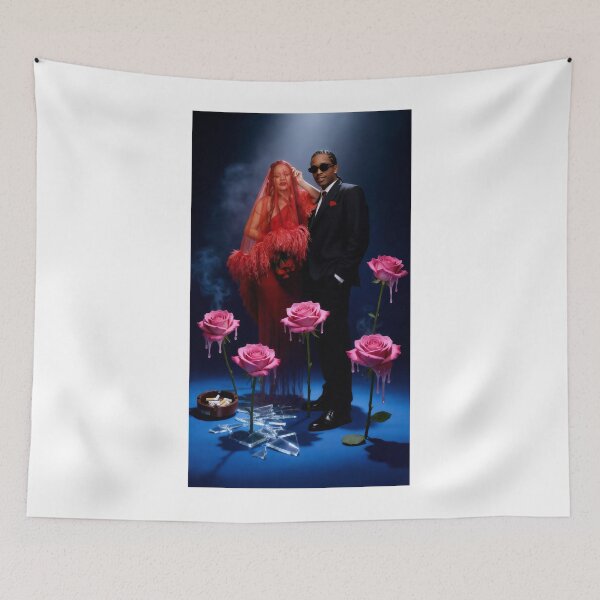 Item preview, Surreal Rihanna & A$AP Rocky Melting Pink Collage designed and sold by y2kponyclub.